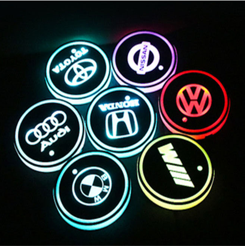 오토모듬 LED 차량용 컵받침 1+1 차량용 컵홀더 차량용품 무드등 램프 라이트