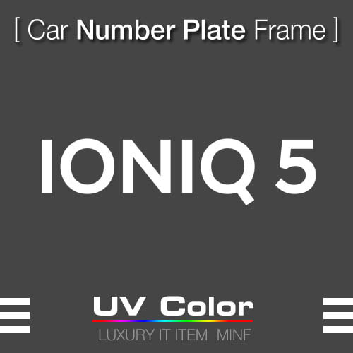미니에프 MUNP10 - IONIQ 5 Number Plate Frame 무타공 번호판 가드 아이오닉5