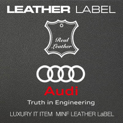 미니에프 MFLL03 - AUDI Leather LaBeL / 가죽 주차번호판