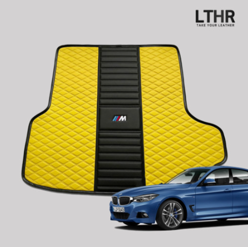 오토모듬 BMW 3GT F34 전용 스페셜 프리미엄 M포퍼먼스 엠블럼 로고 가죽 트렁크 매트