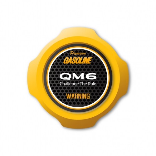 오토모듬 엠블럼 로고 UV 클리어 프린팅 혼유방지 주유구캡 QM6 가솔린