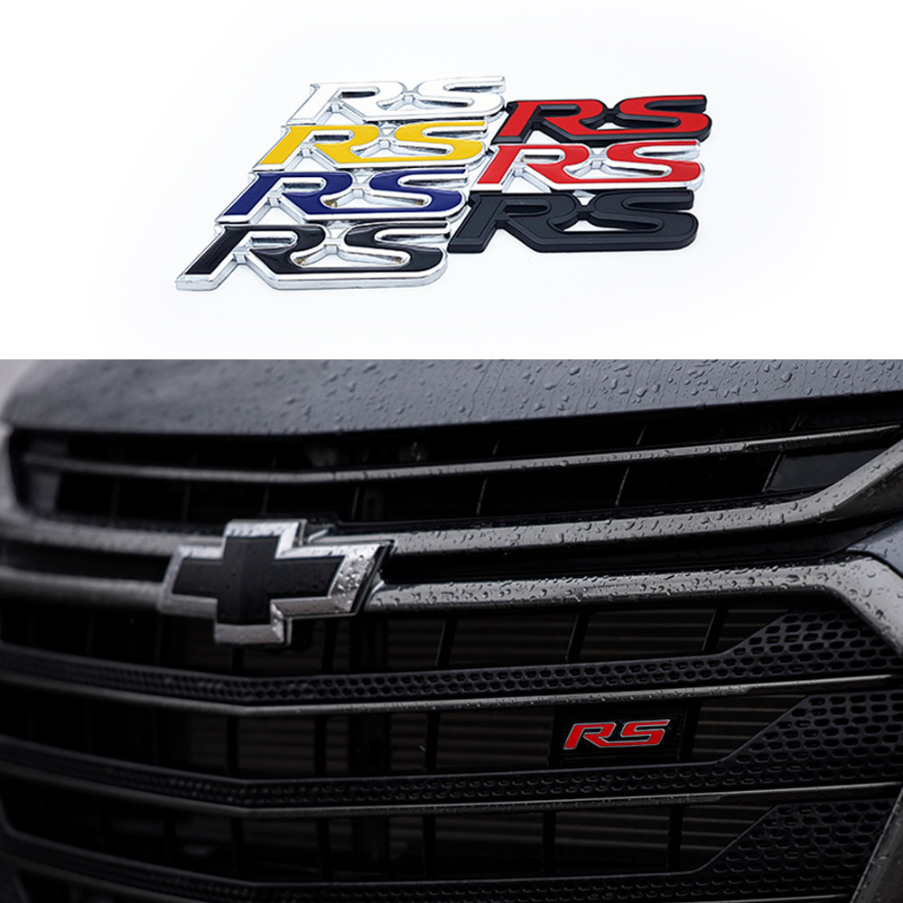 오토모듬 쉐보레 RS (콜로라도 트래버스 트레일블레이져 트랙스 크로스오버) ★그릴 엠블럼 뱃지