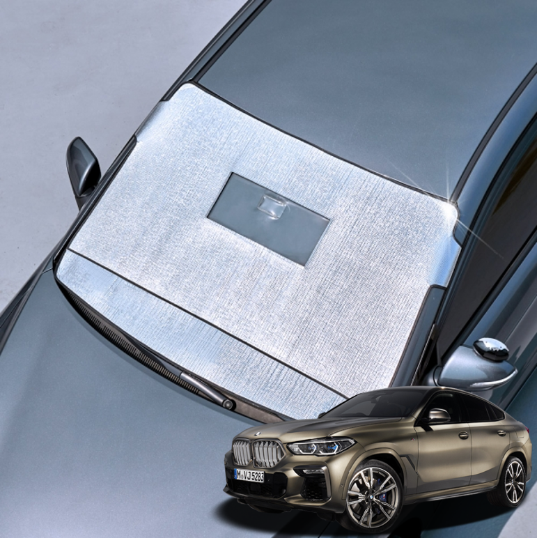 오토모듬 BMW X6 E71 F16 G06 원터치 완전방수 사계절 앞유리 양면 와이퍼 보호 앞창가리개 자외선차단 햇빛가리개 성에방지