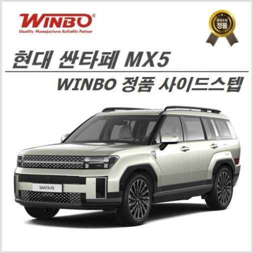 오토모듬 싼타페 MX5 프리미엄 사이드스텝 (WINBO KOREA 공식수입정품)